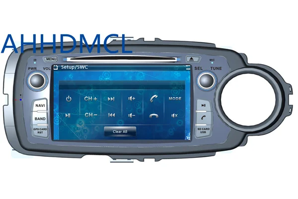 Sale AHHDMCL Car Multimedia Player DVD Stereo Audio Navigation For Toyota Yaris 2011 2012 2013 2014 2015 2016 2017 Right Hand Drive 3