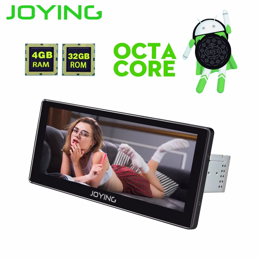 

Android 8.1 car radio player single din 10.2 inch universal head unit Octa Core support 4G network DSP 4GB+32GB GPS autoradio HD