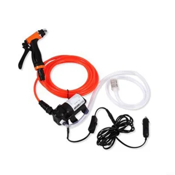

High Pressure Washing Gun 12V Car Wash Self-priming Water Pump Electric Car Washer Machine Rotary style Connector