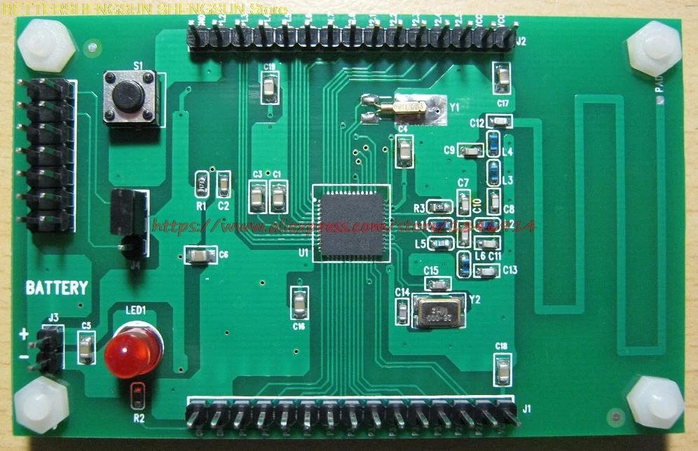 Бесплатная доставка CC430F5137 плата 433 МГц CC430 Беспроводная MSP430F5137 | Автомобили и