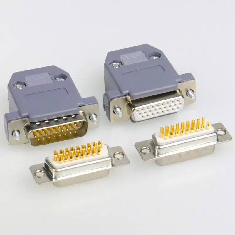 

DB26 D-Sub Adapter 3 Row Male Solder Plug Male Female Connector Plastic Case Solder