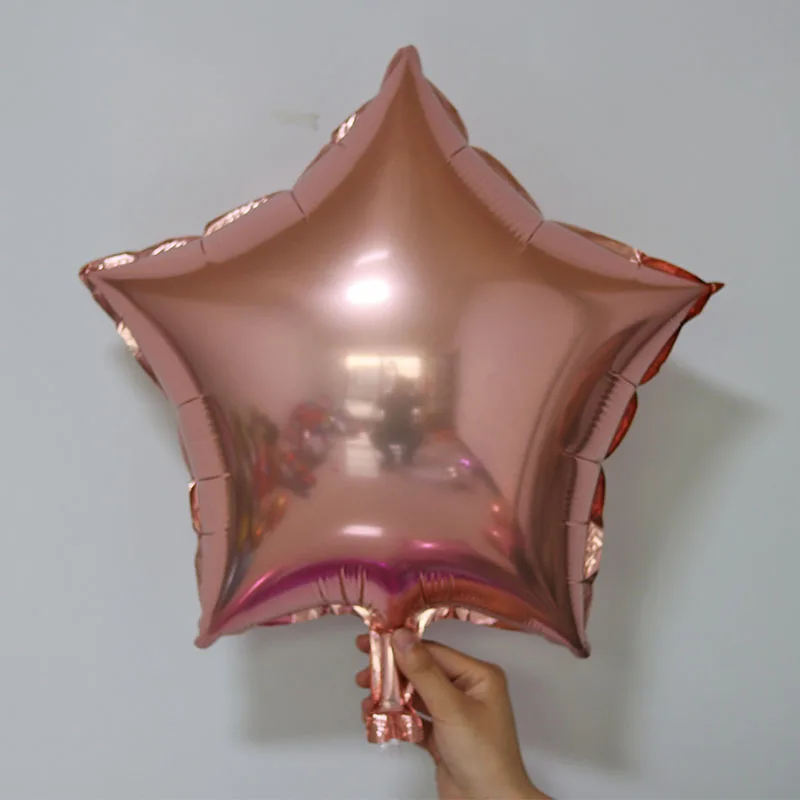 18 дюймов Красочные День рождения Свадебные шары для украшения Праздник пентаграмма звезда авто-уплотнение алюминиевый воздушный шар из фольги - Цвет: 11