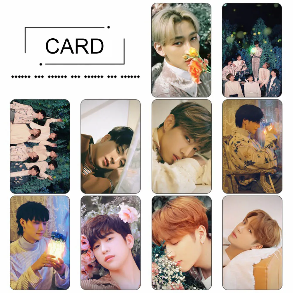 Новинка 2019 10 шт./компл. Kpop GOT7 подарок вам фото карта Stikcy Студенческая кристальная