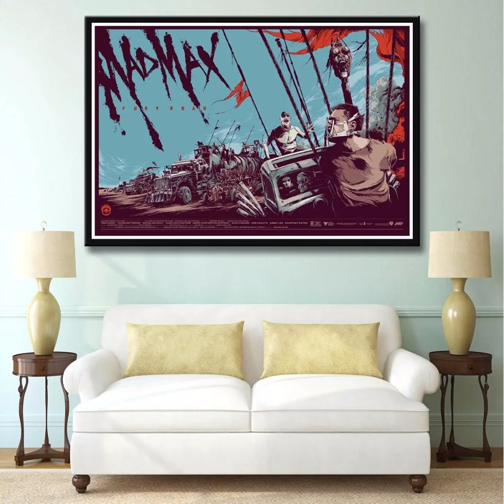 

X195 New Mad Max Fury Road Mondo Ken Taylor Hot Movie Art Print Poster Silk Light Canvas Painting Home Decor Wall Picture