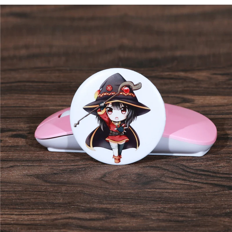 FFFPIN 5.8cm Large Brooch Japan Anime Cartoon Breastpin Badge Pin Konosuba Megumin Coin Icon Collecting Backpack Decoration