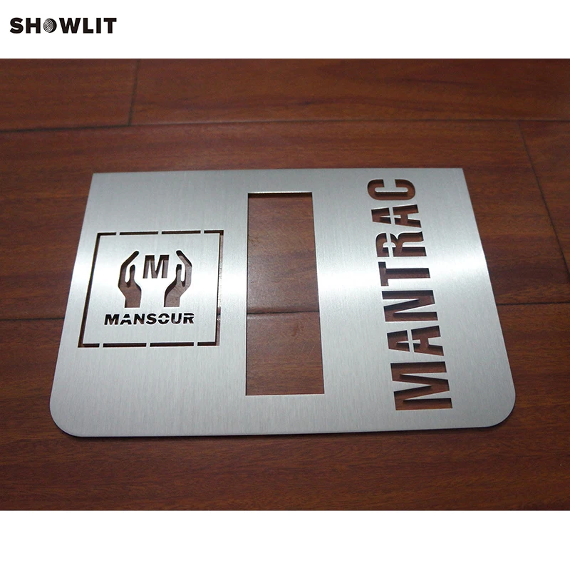 Modern Building Apartment Door Numbers Cutting Customized Signs In