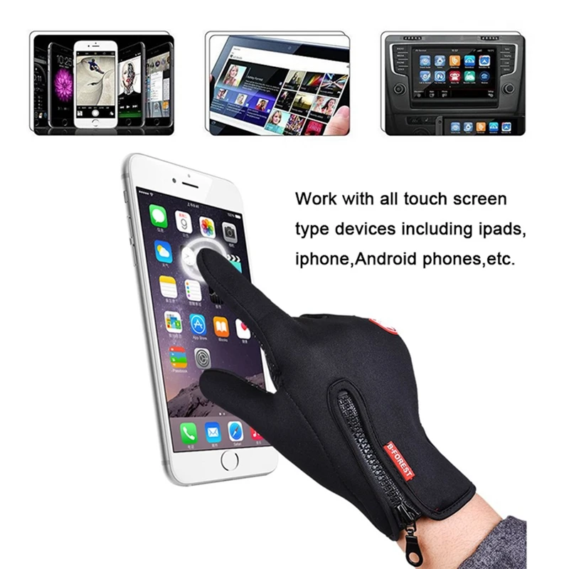 Для уличных прогулок ветрозащитные перчатки Тактический Черный сенсорный экран мужская женская перчатка taktiksel eldiven полный палец ветронепроницаемые перчатки