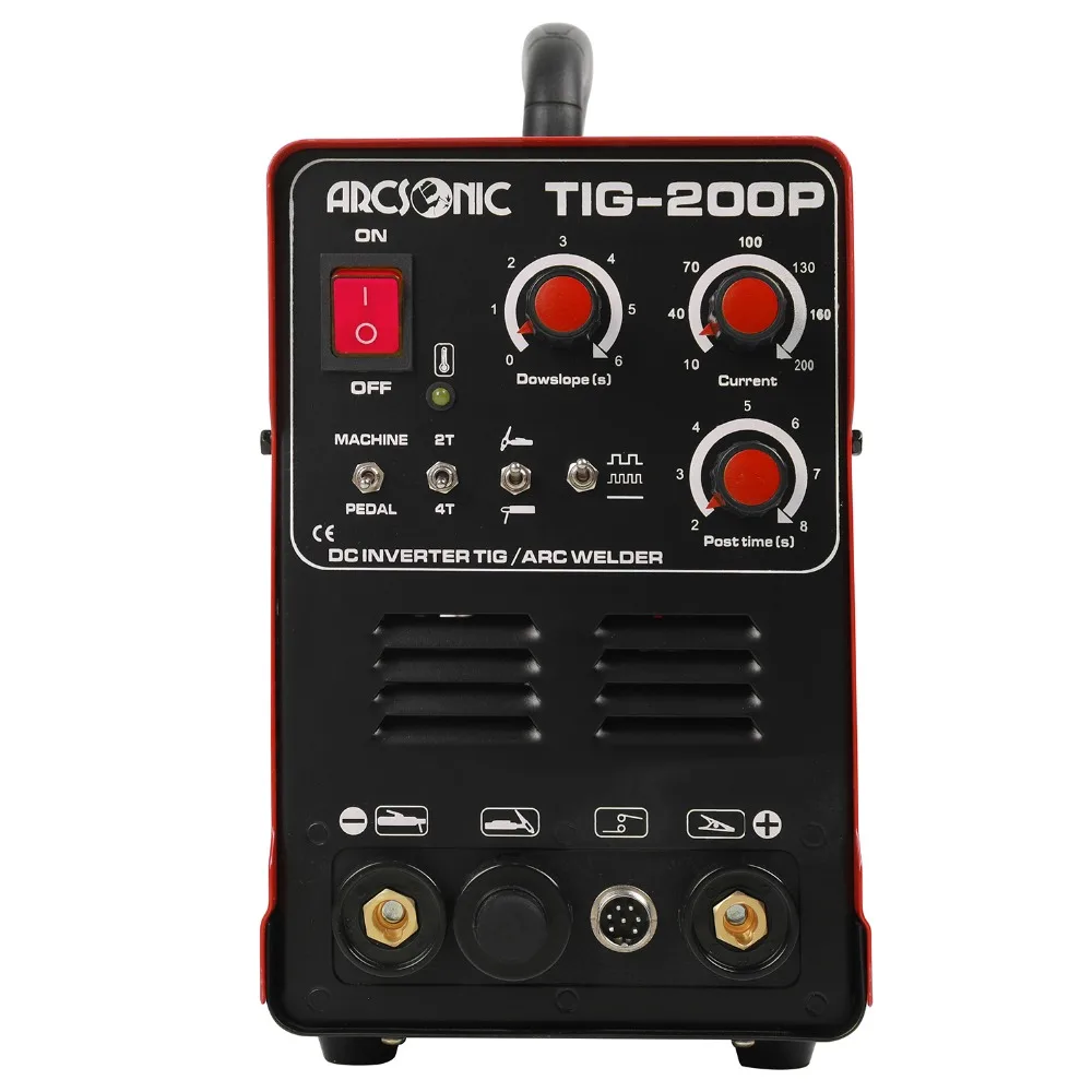 TIG200P Pluse 200 А дуговой сварочный аппарат TIG Pulse многофункциональный портативный
