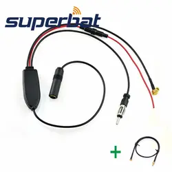 Superbat DAB радио в машине антенны FM/AM DAB/FM/AM антенный усилитель/конвертер/сплиттер и MMCX воздушная адаптер Кабельный