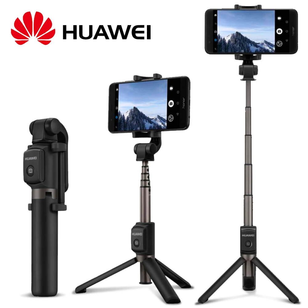 

HUAWEI AF15 selfie stick Travel Tripod Wireless Bluetooth 360 degree Free Rotation selfie stick tripod 2 in 1 Design for phone