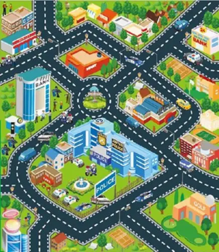 70-80cm-Nonwoven-Carpet-Baby-Kids-Children-Toy-Speedway-Farmer-Crawling-Carpet-Rugs-Floor-Mat (5)