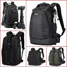 Genuine lowepro flipside série 300aw 400aw 400 ii aw 500aw digital slr câmera foto mochila mochilas + capa para todas as condições meteorológicas para nikon