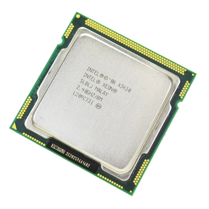 Intel Xeon X3430 четырехъядерный 2,4 ГГц LGA1156 8 м кэш 95 Вт настольный процессор