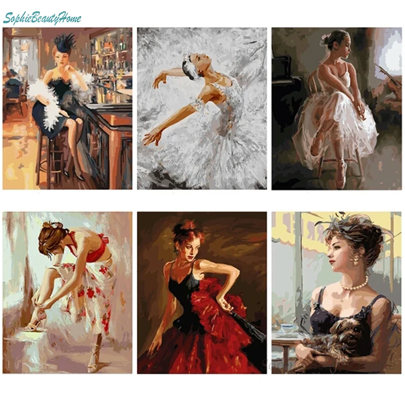 

DIY 5D Painting Diamond Beauty Character Series 3D Diamond Embroidery Diamond Painting Mosaic Square Complete Kit Home Decor