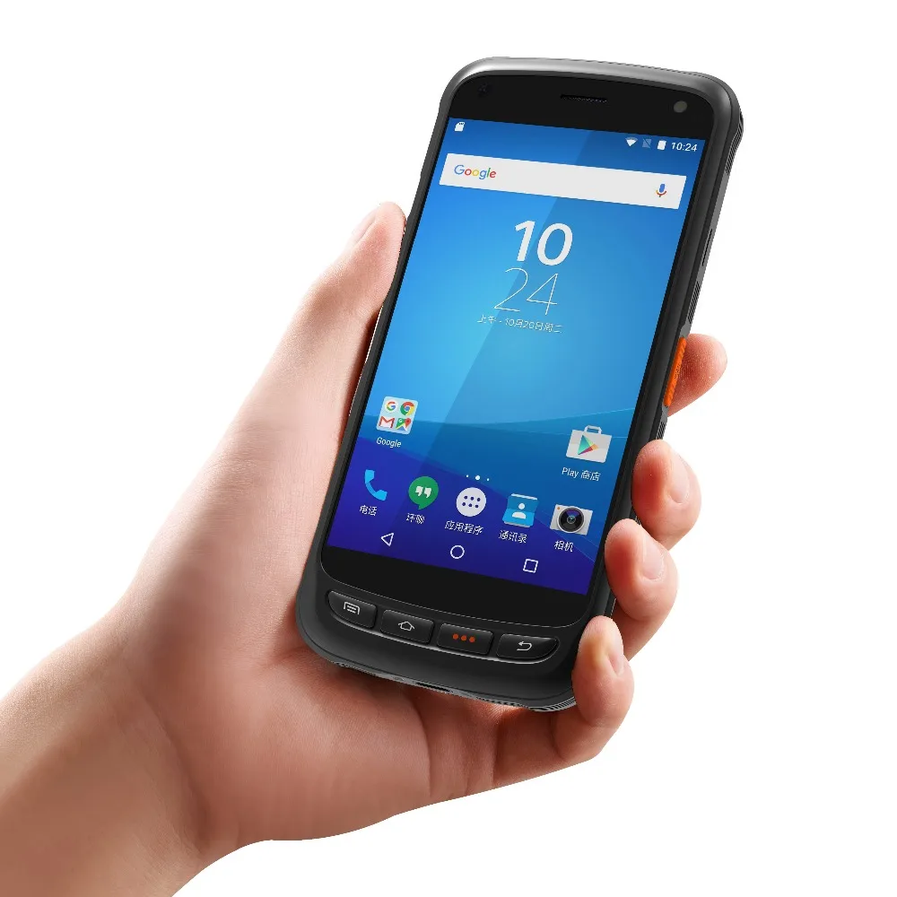 5 2 &quotсборщик мобильных данных IP67 четырехъядерный прочный PDA 4G Ручной 1D 2D лазерный