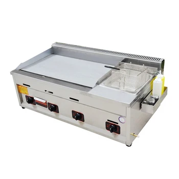 Commercial Fryer Gas Grill Deep Fryer Grilled Roast Freidora Chicken Frying Machine Gas Griddles Deep Frying Machine df5g free standing electric temperature controlled commercial deep donut large capacity chicken chip fish fryer with basket