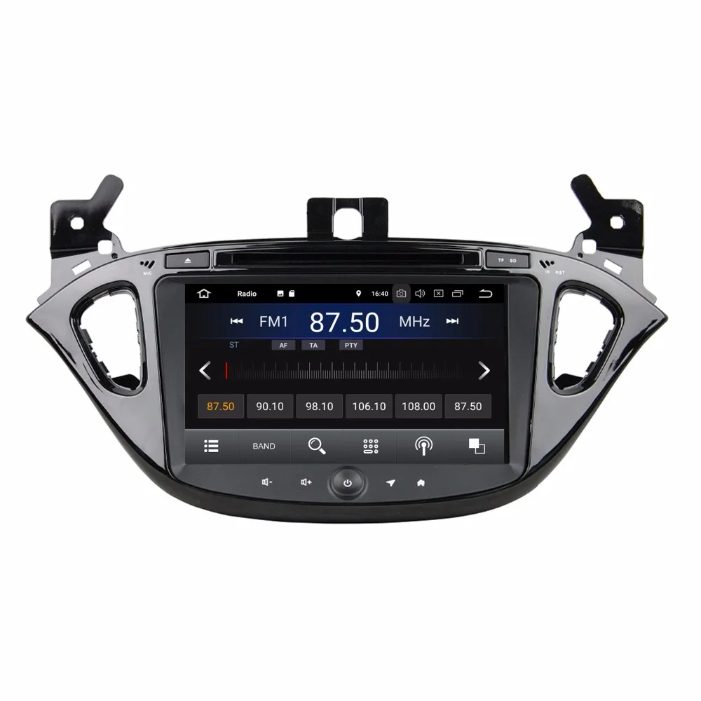 Discount 1024*600 Quad Core 8" Android 8.1 Car DVD Player for Opel CORSA 2015 2GB RAM Car Radio GPS Navigation 4G WIFI Bluetooth 16GB ROM 1