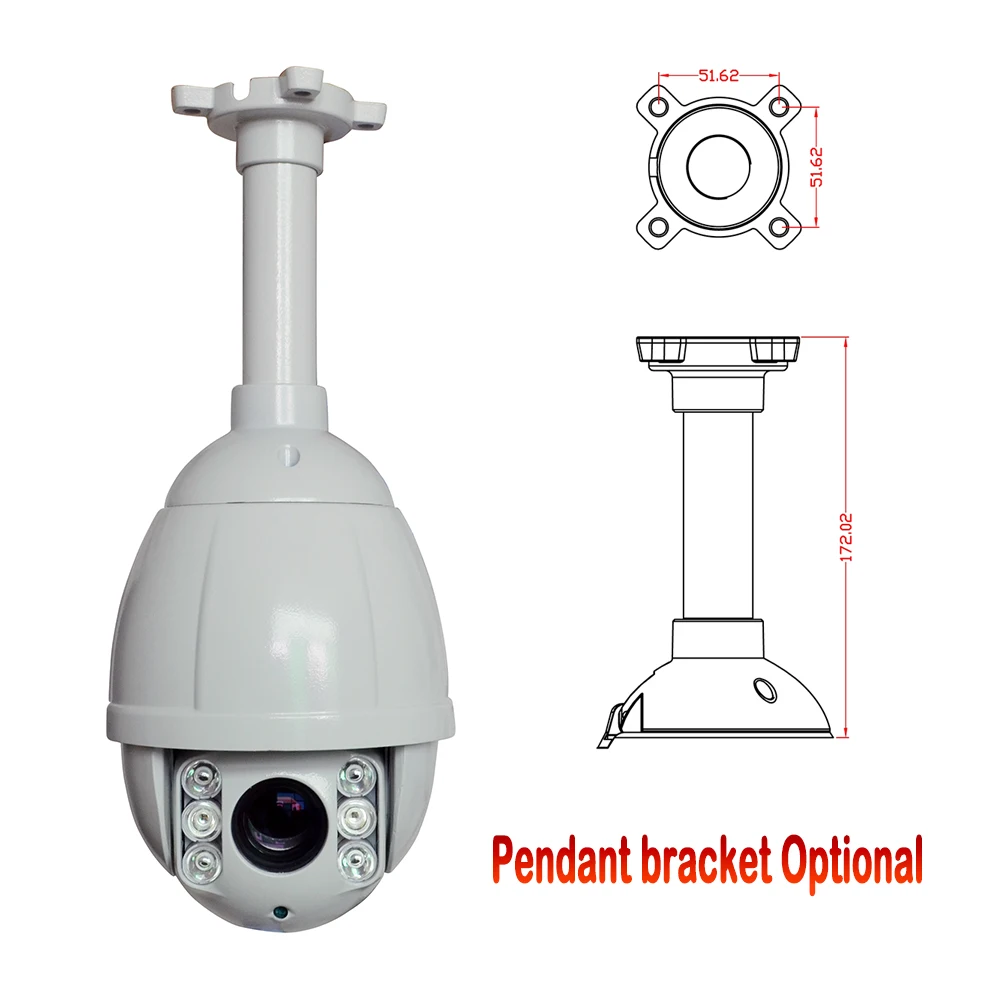 Безопасность 4MP OV4689 CMOS HD 1520P Onvif Pan Tilt Zoom IP IR мини Высокоскоростная купольная камера CCTV ночного видения 50 м наружного/внутреннего использования