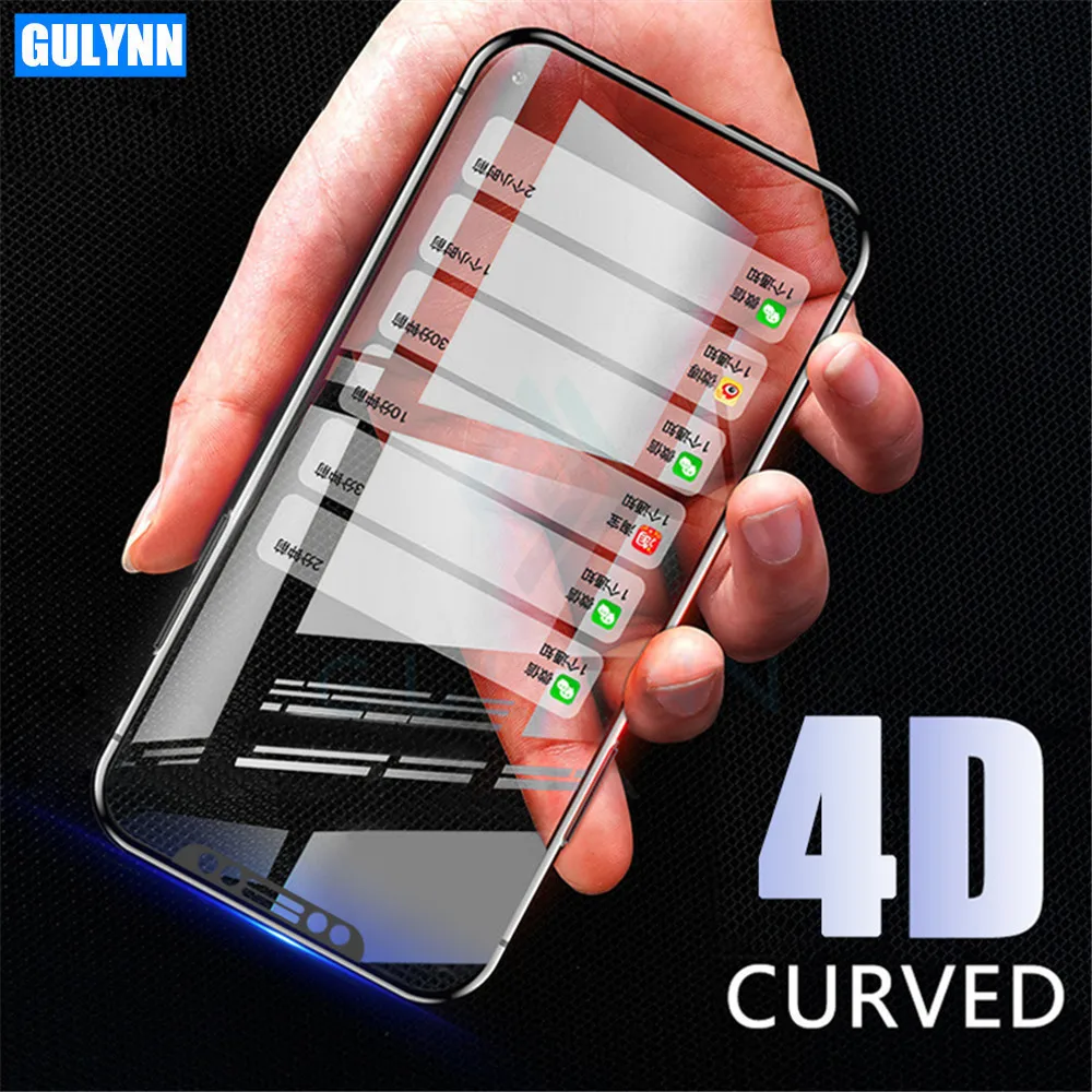 Upgrade 4d Screen Protector For Huawei P40 P30 Lite Pro Tempered Glass