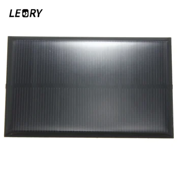 

LEORY Wholesale 5V 1.25W 250mA Solar Panel Monocrystalline Silicon Epoxy DIY Solar Cells Module For Cellphone Battery Charger