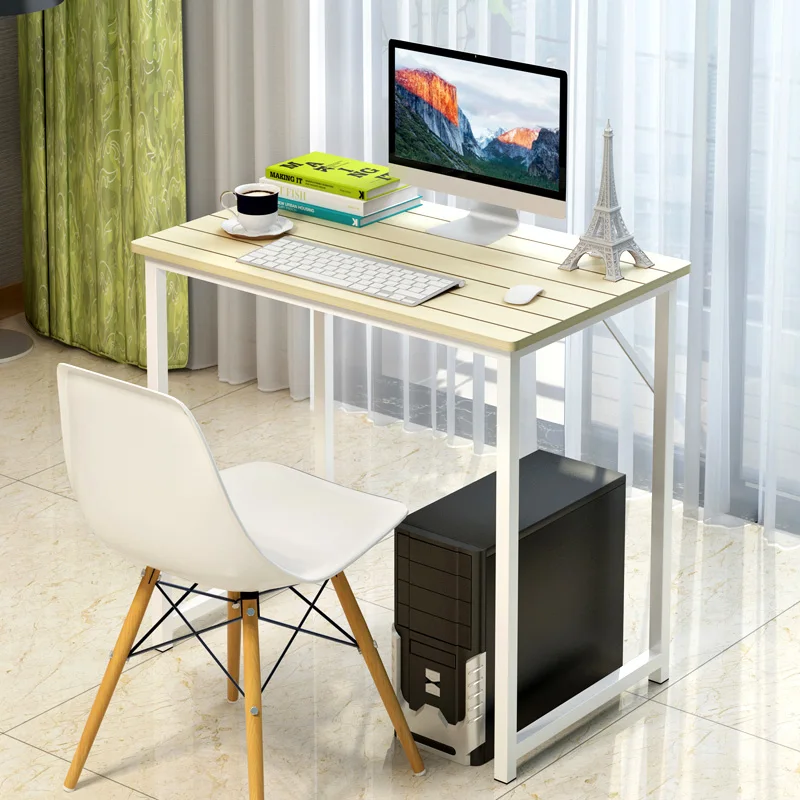 SHW Home Office 48Inch Computer Desk, White/Oak atelieryuwa.ciao.jp