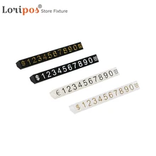 Комбинированная цена бирка доллар евро цифра кубики палка одежда телефон ноутбук выставочный стенд для украшений столешница дисплей валютный знак