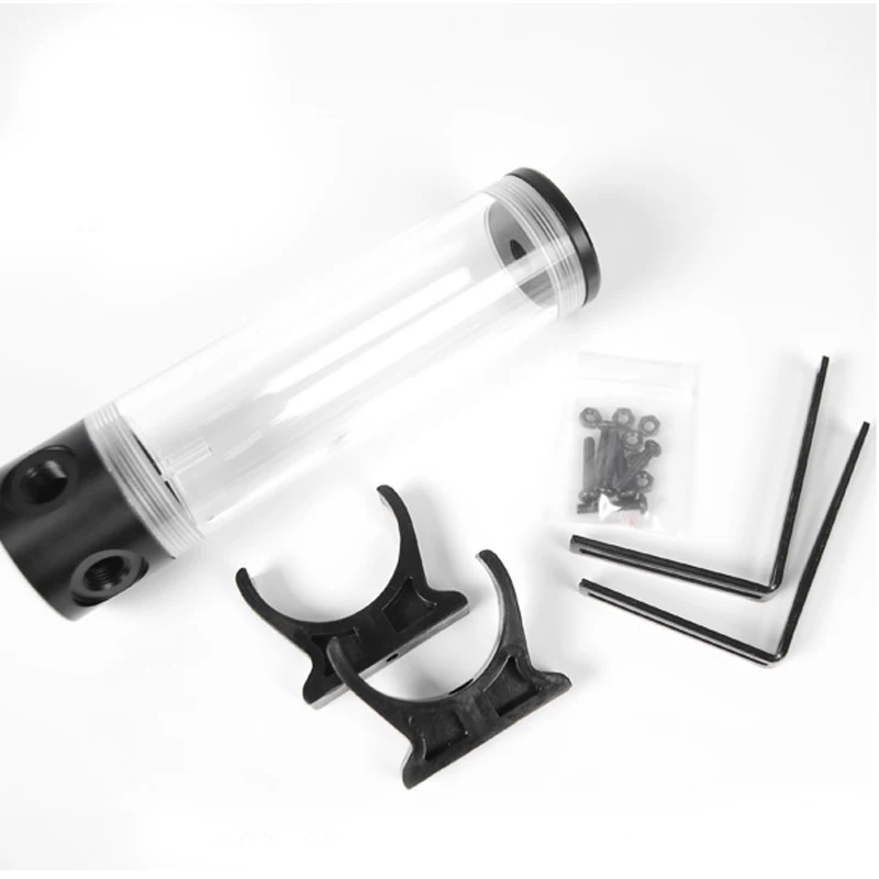 

Water Cooling Kit for Computer CPU Acrylic Cylinder Reservoir G1/4 50mm X 140mm for PC Liquid Cooling High Quality Water Tank