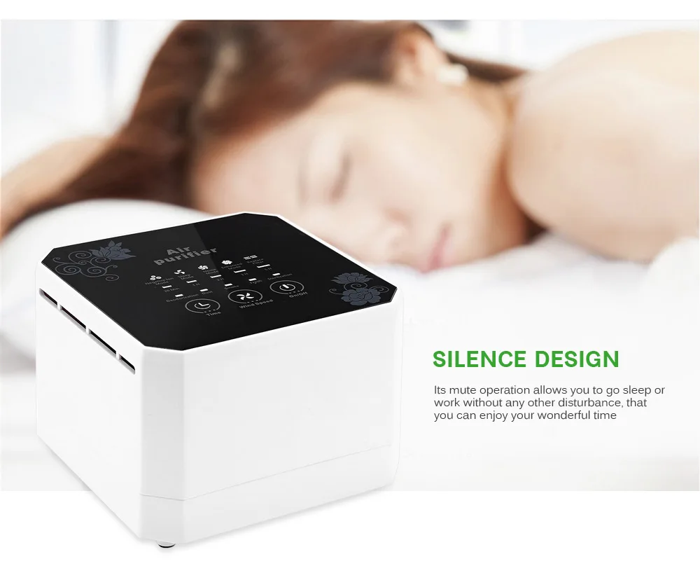 Air Purifier / Cleaner Desktop Anion Sterilization Removing Formaldehyde