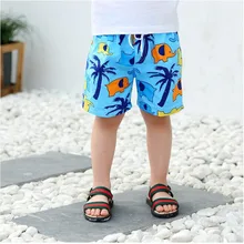 Детские пляжные шорты с рисунком для больших мальчиков летние детские купальные шорты для подростков