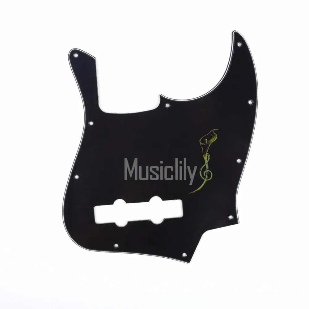 Musiclily нескольких цветовых гермошлема 3ply 10 отверстие для JB бас накладку подбирать охранников царапина пластина для Fender США/Мексика сделала Стандартный Джаз бас