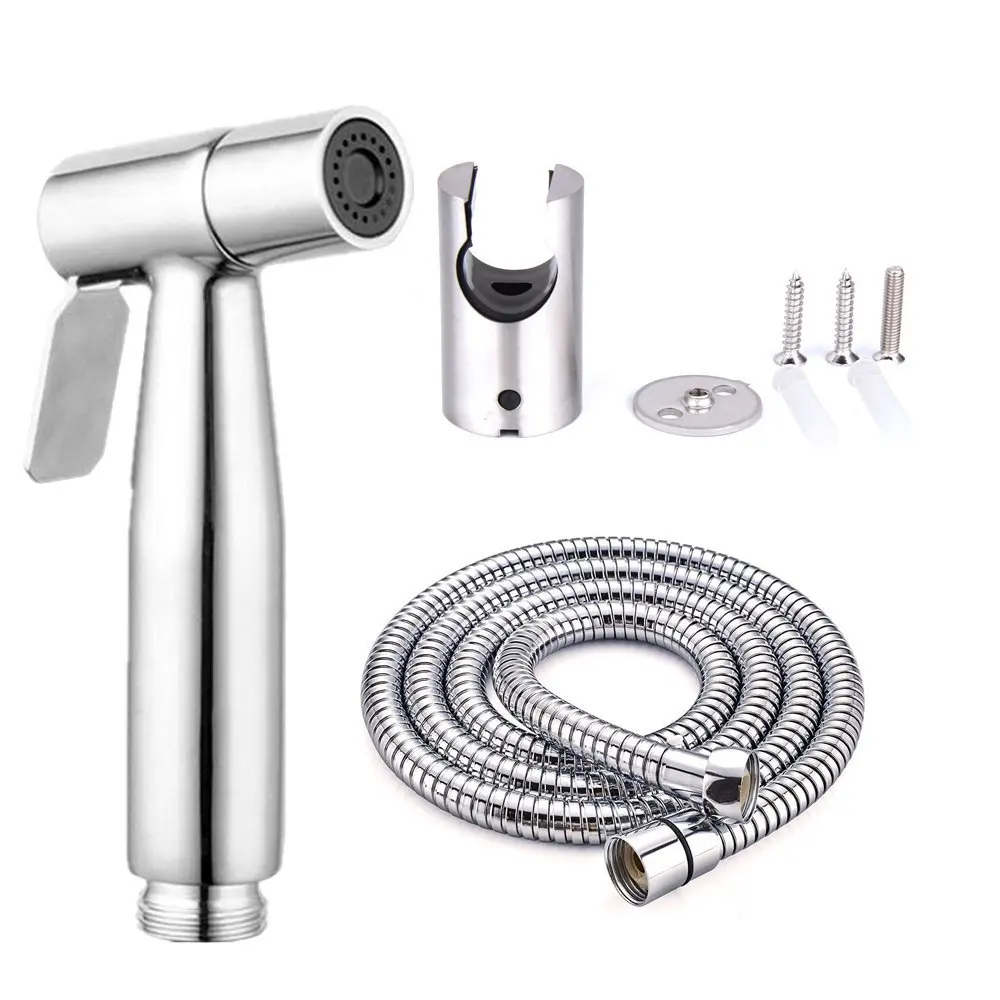 Hand Held Bidet Sprayer Stainless Steel Sprayer Shattaf Toilet Bidet