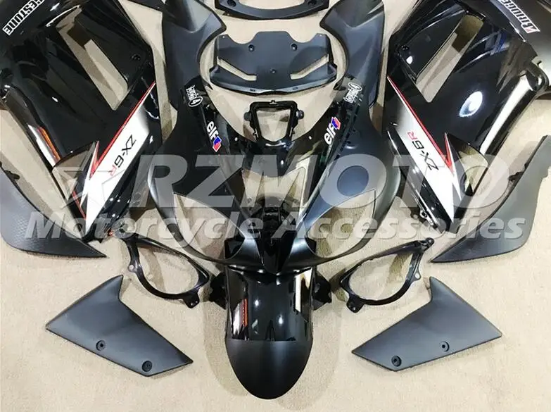 4 подарки ABS Полный комплект обтекателя подходит для Kawasaki ZX6R 2007 2008 мотоцикл Обтекатели ZX-6R 07 08 Ninja 636 Комплект кузова