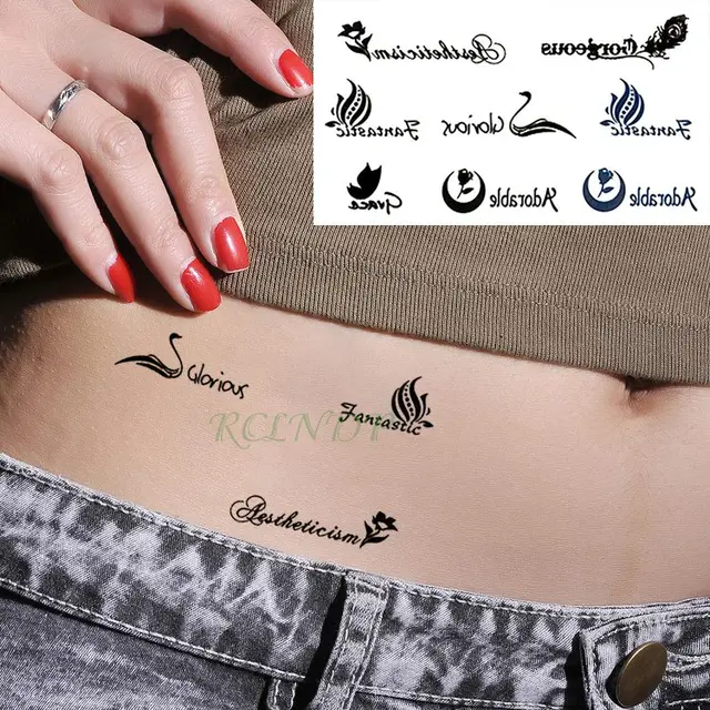 Aliexpress Buy Waterproof Temporary Tattoo Sticker Black Devil 