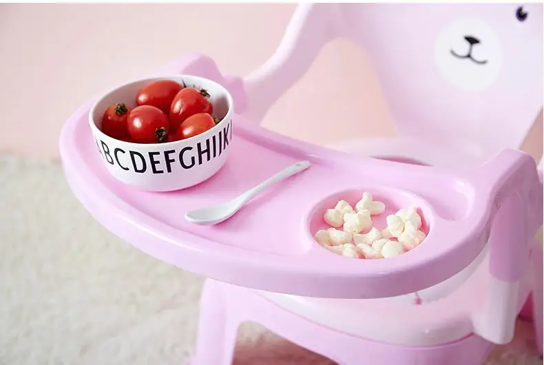 Детские сидения едят обеденный стул ПП Пластик складной детское сиденье для детей Портативный Booster детское кресло для кормления