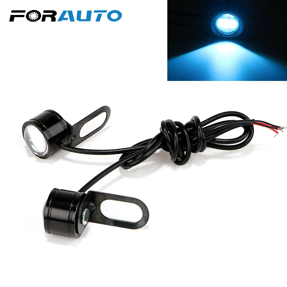 FORAUTO 2 шт. мотоциклетные противотуманных фар задний фонарь DC 12V светодиодный