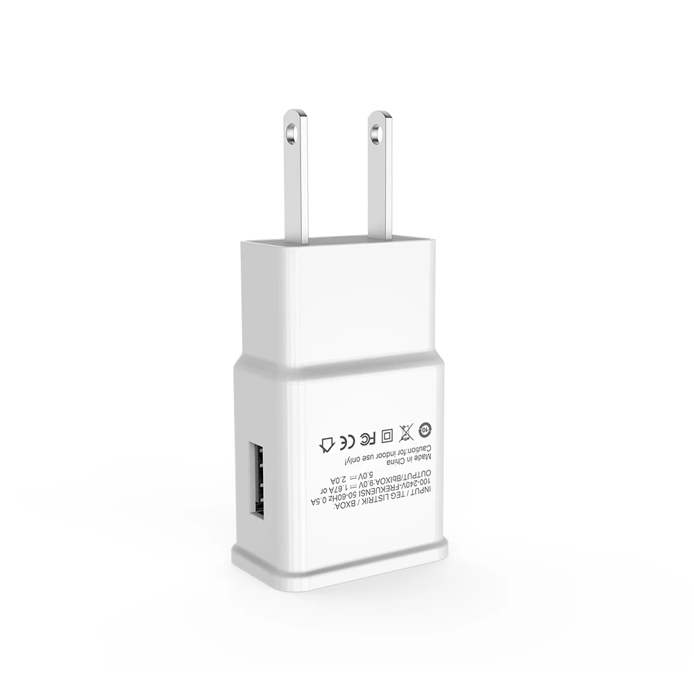 Free cable Galaxy S7 S8 S9 Fast Chrger Quick Charge EU US Plug Wall Travel Adapter QC 3.0 9V 1.67A & 5V 2A For Samsung S6 Edge (2)
