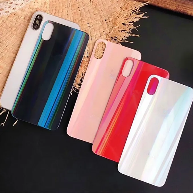 3D Голограмма задняя пленка из закаленного стекла для IPhone X XS MAX XR 8 7 6 S Plus