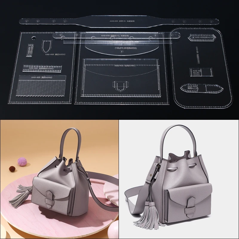 Handbag Acrylic Template Leather Pattern DIY Hobby Leathercraft Sewing Pattern Lady handbag Bag Acrylic Template Leather Pattern Tool Kit Handbag Acrylic Template Leather Pattern DIY Hobby Leathercraft Sewing Pattern Lady handbag Bag Acrylic Template Leather Pattern Tool Kit