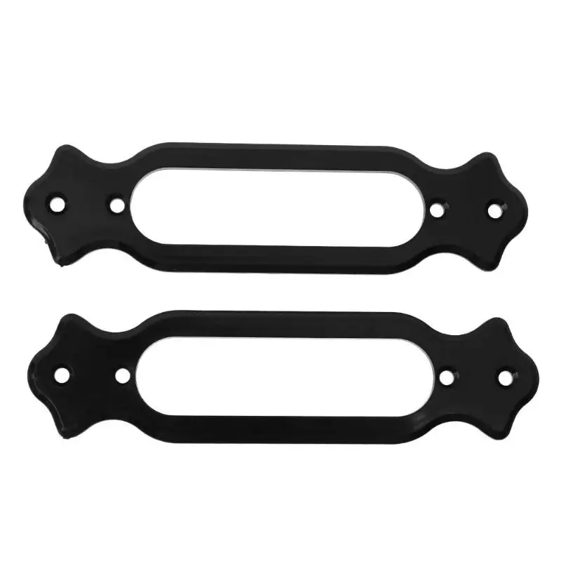 2PCS LOT 12 5 X 3cm Black Folk Guitar Sound Hole Lid Pads Cover Stand for