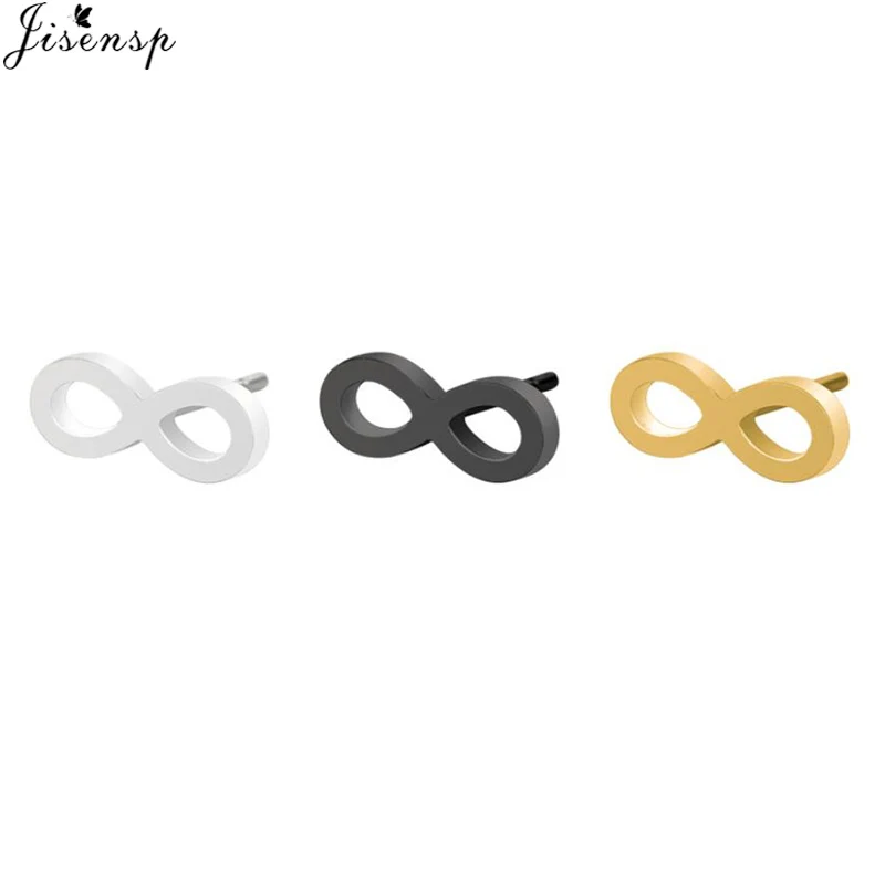 

Jisensp Unique Jewelry Infinity Earrings for Women Bijoux Vintage Bohemian Punk Earrings Set Infinity Symbol Stud Earrings aros