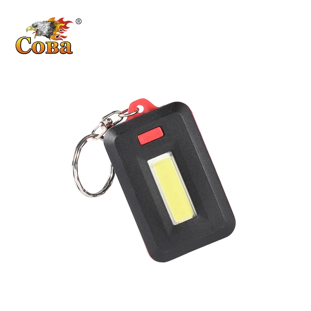 

Coba mini flashlight keychain light portable flash light new applicable small light 3*AAA 3 modes colorful shell key lamp