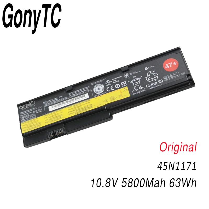 

63wh 45N1171 Laptop battery For IBM/ThinkPad X200 X200S X201 X201I Series For Lenovo 42T4834 42T4535 42T4543 42T4650 42T4534 47+