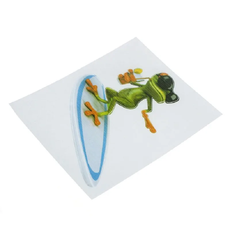 

New 3D car stickers Surfing Frog Funny Car Stickers Truck Window Decal Graphics Sticker Car Body Decoration Car Sticker 2019