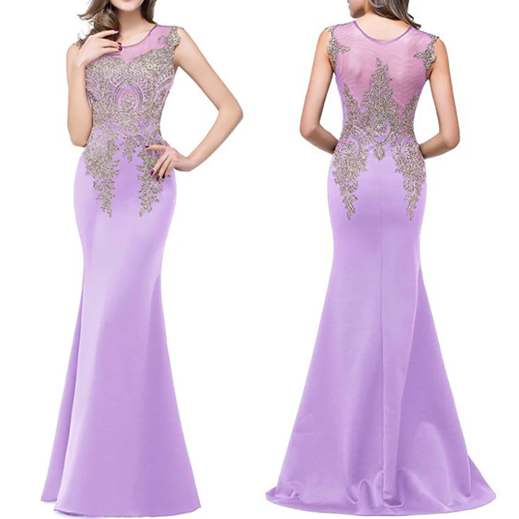 

Women Party Night Maaxi Dresses Long Elegant Formal Party Ball Gown Bridesmaid Mermaid Beaded Dress robe sexy sukienka maxi