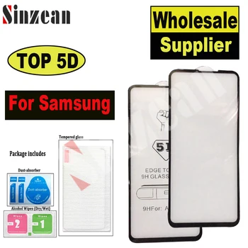 

Sinzean 20pcs For Samsung S10E/A750/J4/J6 Plus/A6/A8 Plus/M10/M20/A8S TOP 3D/5D Full Cover Tempered Glass Screen Protector Film