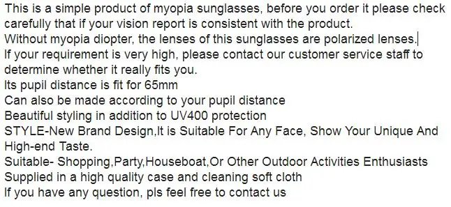 MINCL/ Новые мужские и женские поляризационные солнцезащитные очки на заказ миопия минус линзы по рецепту-1. 0 до-4,0 очки по рецепту NX