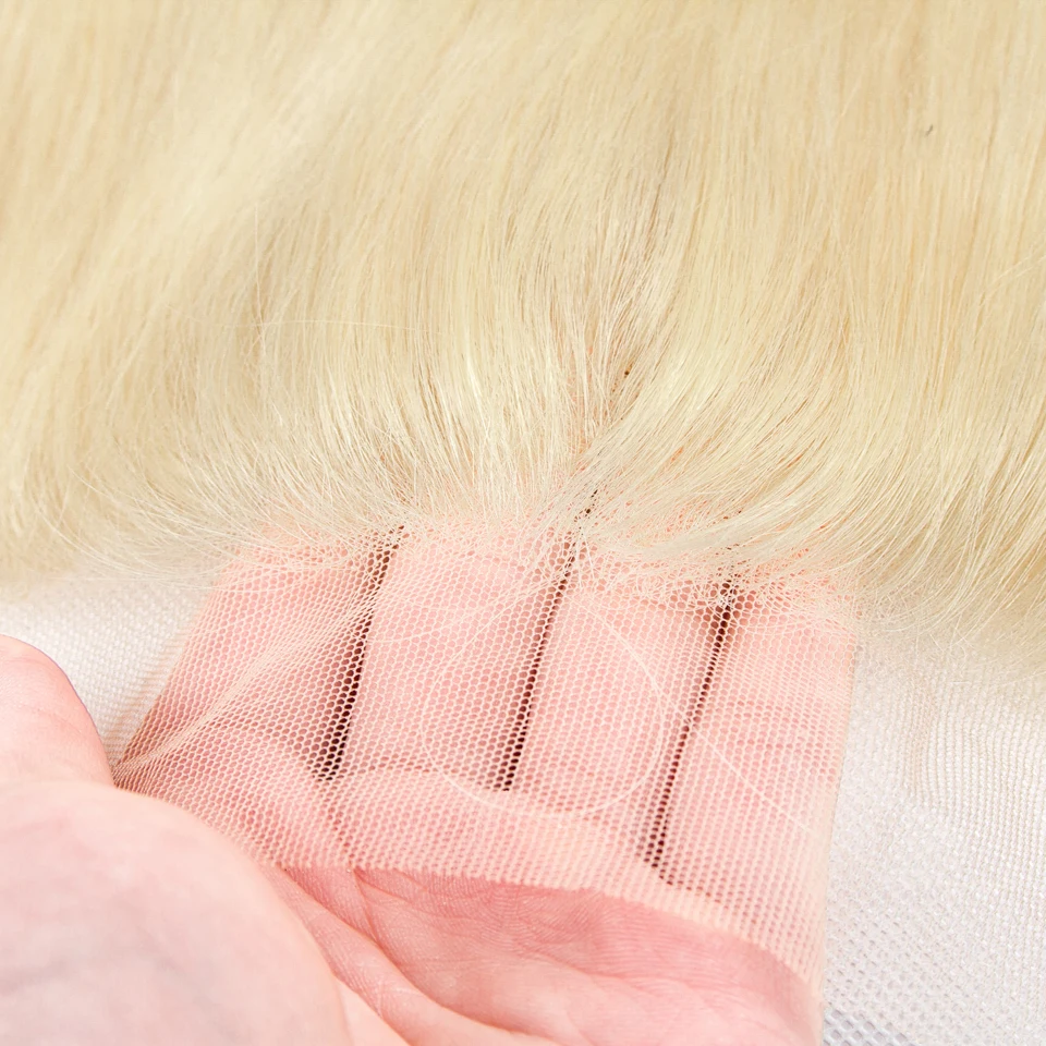 Sexay 613 волосы 3 пучка с фронтальной предварительно цветной Remy человеческие волосы перуанские прямые человеческие волосы переплетения пучки с кружевными фронтами