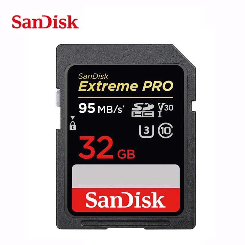 Карта памяти SanDisk Extreme Pro SDHC/SDXC 32 Гб 64 Гб sd-карта 128 ГБ 256 ГБ C10 U3 V30 UHS-I картао де флэш-карты памяти для камеры