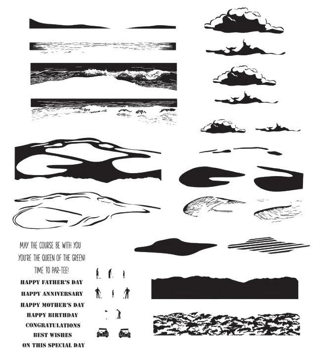 

Beach Transparent Clear Stamp for DIY scrapbooking/Card Making C128