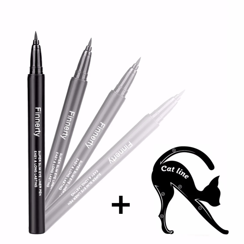 

NAQIER Makeup Eye Eyeliner quick DIY Long-lasting Eyeliner Stamp Waterproof Eyeliner Pencil Cosmetic Eye make up Tools